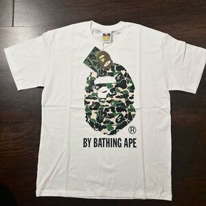 Bape White Camo Graphic Tee
